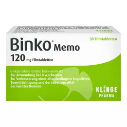 BINKO Memo 120 mg filmsko obložene tablete, 30 kosov