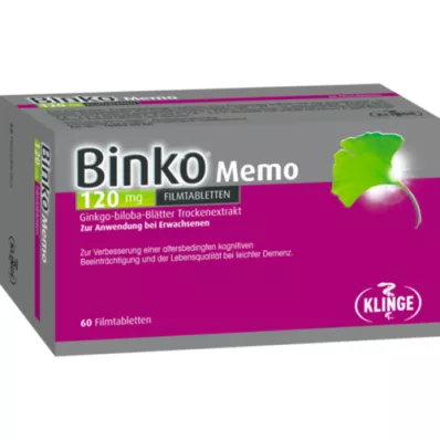 BINKO Memo 120 mg filmsko obložene tablete, 60 kosov