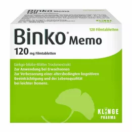 BINKO Memo 120 mg filmsko obložene tablete, 120 kosov