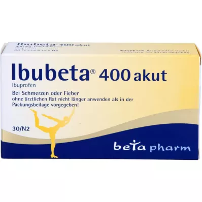 IBUBETA 400 akutnih filmsko obloženih tablet, 30 kosov