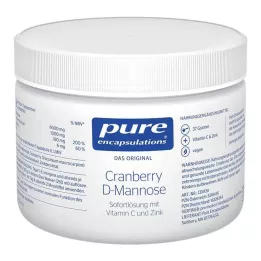 PURE ENCAPSULATIONS Brusnica D-manoza v prahu, 37 g