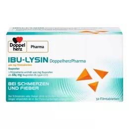 IBU-LYSIN DoppelherzPharma 400 mg filmsko obložene tablete, 50 kosov