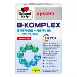 DOPPELHERZ Tablete sistema B-Complex, 60 kosov