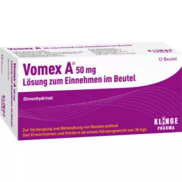 VOMEX 50 mg peroralna raztopina v vrečki, 12 kosov