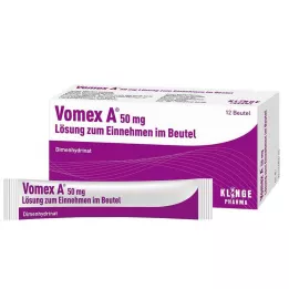 VOMEX 50 mg peroralna raztopina v vrečki, 12 kosov