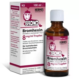BROMHEXIN Hermes Arzneimittel 8 mg/ml kapljice, 100 ml