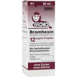 BROMHEXIN Hermes Arzneimittel 12 mg/ml kapljice, 30 ml