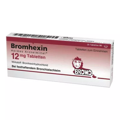 Bromheksin HERMES Medicines® 12 mg tablete, 20 kos