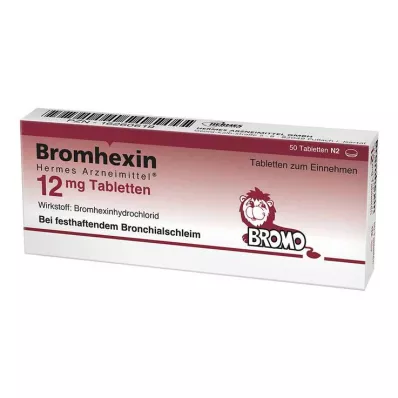 Bromheksin HERMES Medicines® 12 mg tablete, 50 kom Bromheksin HERMES Medicines® 12 mg tablete, 50 kom