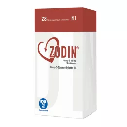 ZODIN Omega-3 1.000 mg mehke kapsule, 28 kosov