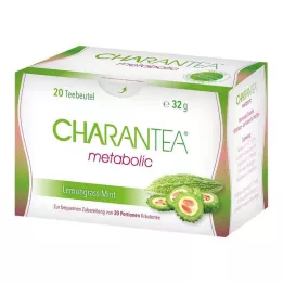 CHARANTEA metabolične filter vrečke Lemon/Mint, 20 kosov