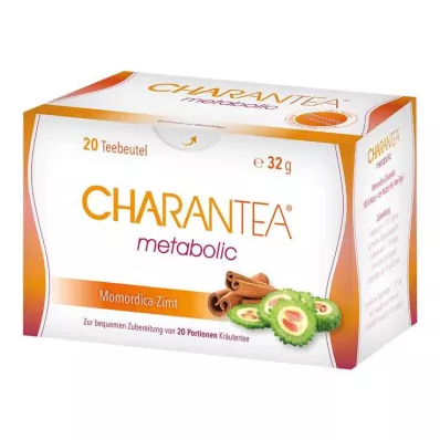 CHARANTEA filter vrečke za zeliščni čaj z metaboličnim cimetom, 20 kosov