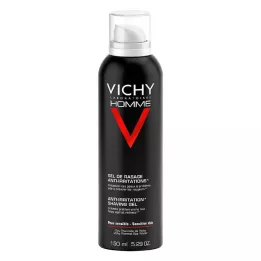 VICHY HOMME Gel za britje proti draženju, 150 ml