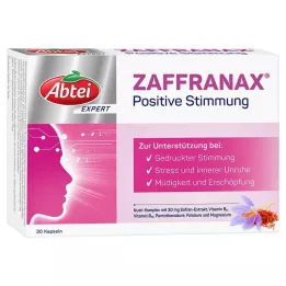 ABTEI EXPERT ZAFFRANAX Kapsule pozitivnega razpoloženja, 30 kapsul