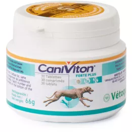 CANIVITON Forte Plus dopolnilne prehranske tablete za pse/mačke, 30 kosov