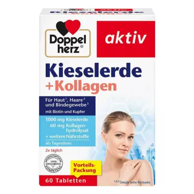 Doppelherz tablete silicijev dioksid + kolagen, 60 kos Doppelherz tablete silicijev dioksid + kolagen, 60 kos