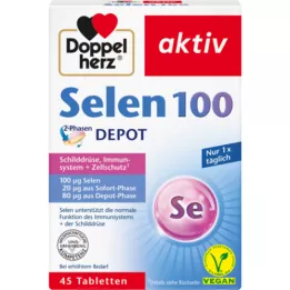 DOPPELHERZ Selen 100 2-fazne tablete Depot, 45 kapsul