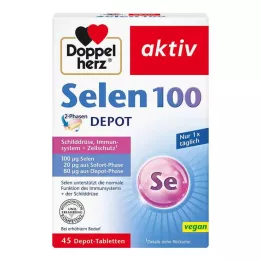 DOPPELHERZ Selen 100 2-fazne tablete Depot, 45 kapsul