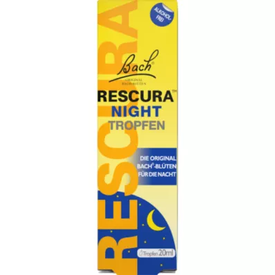 BACHBLÜTEN Original Rescura Nočne kapljice brez alkohola, 20 ml