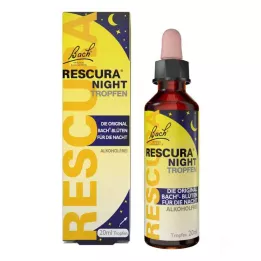 BACHBLÜTEN Original Rescura Nočne kapljice brez alkohola, 20 ml
