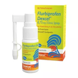 FLURBIPROFEN Dexcel 8,75 mg/Dos.spray ustna votlina, 15 ml