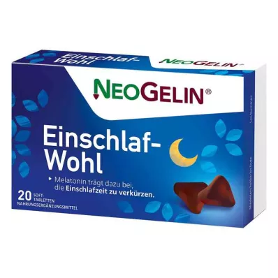 NEOGELIN Dobro spi Žvečljive tablete, 20 kapsul