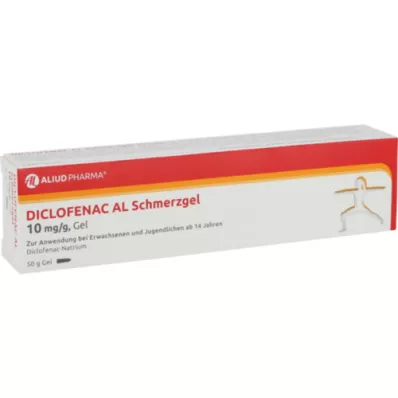 DICLOFENAC AL Gel proti bolečinam 10 mg/g, 50 g