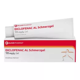 DICLOFENAC AL Gel proti bolečinam 10 mg/g, 50 g