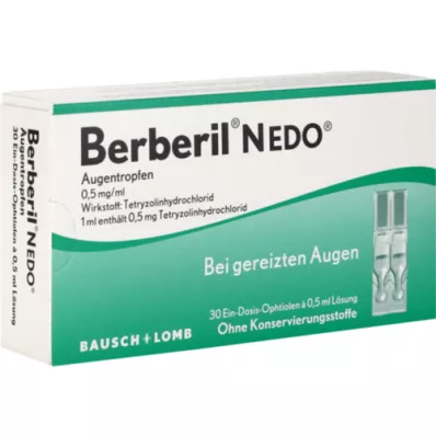 BERBERIL N EDO Kapljice za oči, 30X0,5 ml