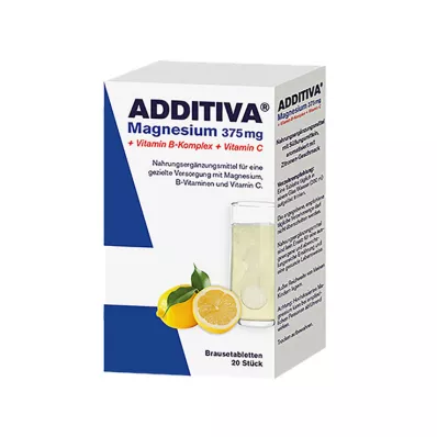 ADDITIVA Magnezij 375 mg + kompleks vitamina B + vitamin C, 20X6 g ADDITIVA Magnezij 375 mg + kompleks vitamina B + vitamin C, 20X6 g