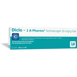DICLO-1A Pharma Gel proti bolečinam 10 mg/g, 100 g