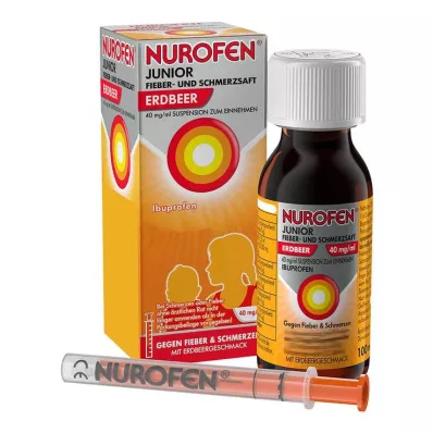 NUROFEN Mlajša vročina in bolečine sok zemlja.40 mg/ml, 100 ml
