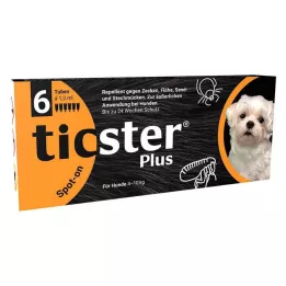 TICSTER Plus spot-on raztopina za pse od 4 do 10 kg, 6X1,2 ml