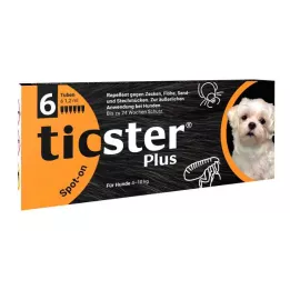 TICSTER Plus spot-on raztopina za pse od 4 do 10 kg, 6X1,2 ml