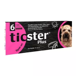 TICSTER Plus spot-on raztopina za pse 10-25 kg, 6X3 ml