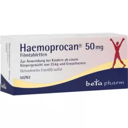 HAEMOPROCAN 50 mg filmsko obložene tablete, 50 kosov
