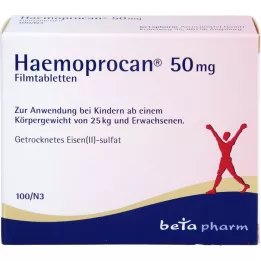 HAEMOPROCAN 50 mg filmsko obložene tablete, 100 kosov