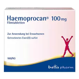 HAEMOPROCAN 100 mg filmsko obložene tablete, 100 kosov