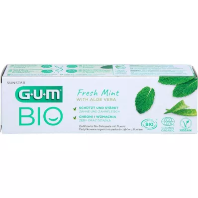 GUM Organska zobna pasta sveža meta, 75 ml