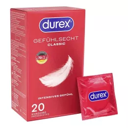 DUREX Kondomi Sensitive classic, 20 kosov