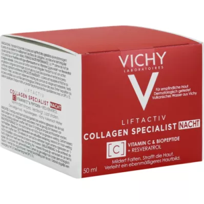 VICHY LIFTACTIV Kolagenska specialna nočna krema, 50 ml