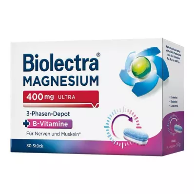 Biolectra Magnezij 400 mg ultra 3-fazni depo, 30 kos Biolectra Magnezij 400 mg ultra 3-fazni depo, 30 kos