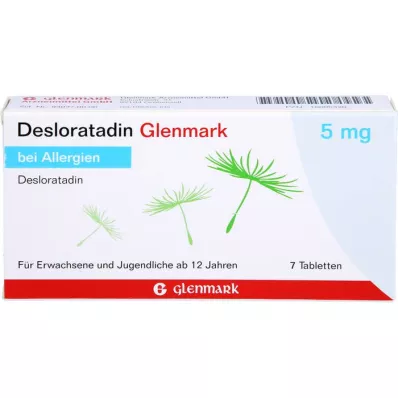 DESLORATADIN Glenmark 5 mg tablete, 7 kosov