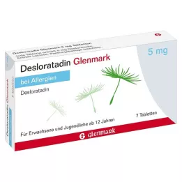 DESLORATADIN Glenmark 5 mg tablete, 7 kosov