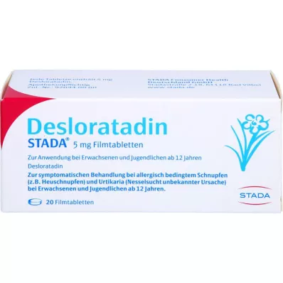 DESLORATADIN STADA 5 mg filmsko obložene tablete, 20 kosov