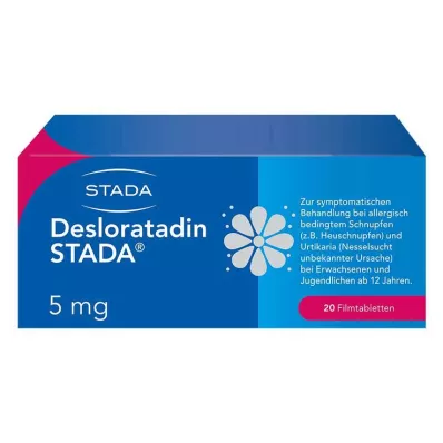 Desloratadine STADA® 5 mg filmsko obložene tablete, 20 kom Desloratadine STADA® 5 mg filmsko obložene tablete, 20 kom