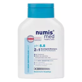 NUMIS med pH 5,5 2v1 gel za prhanje &amp; šampon, 200 ml