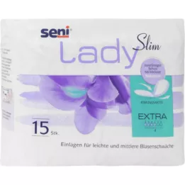 SENI Blazinica za inkontinenco Lady Slim extra, 15 kosov