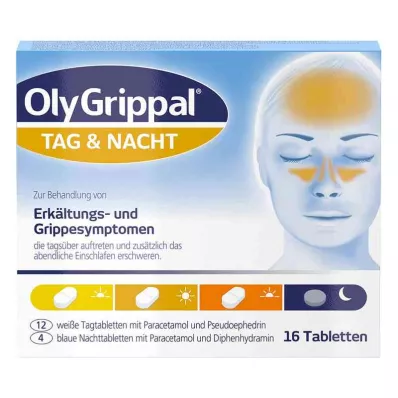 Olygrippal Day & Night 500 mg/60 mg tablete (16 kosov) Olygrippal Day & Night 500 mg/60 mg tablete (16 kosov)