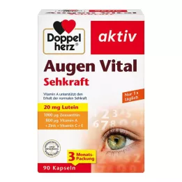 DOPPELHERZ Augen Vital Sehkraft aktiv kapsule, 90 kapsul